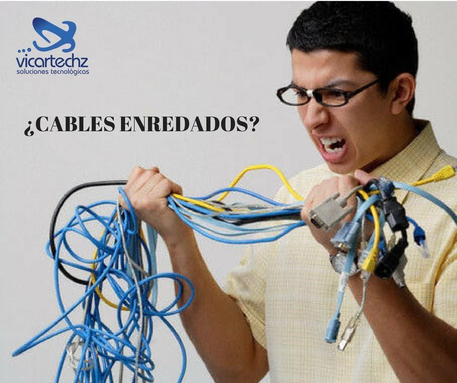 Cuando usamos muchos dispositivos electrónicos, el riesgo de ser víctima de los enredos aumenta considerablemente.