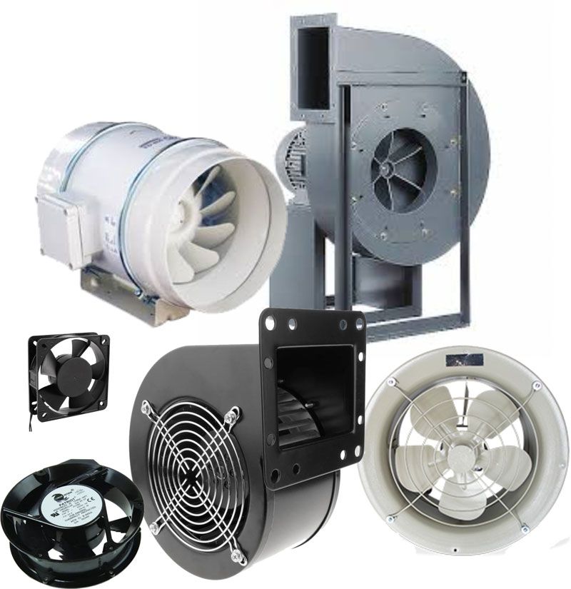 Los ventiladores son máquinas rotativas empleados para mover un fluido (generalmente aire), mediante la entrega de energía mecánica al girar una hélice dotada de aspas llamadas también palas o álabes.