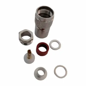 CONECTOR PL259 MACHO PARA CABLE RG213 CLAMP. Marca: VICOM. Referencia:PL259M-CL-RG213