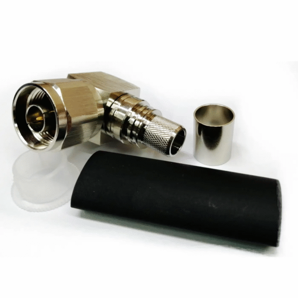 1-2-149a CONECTOR N MACHO EN ANGULO PARA PONCHAR CABLE RG-8/LMR400. Marca: VICOM Referencia: NM-AP-RG8/LMR400