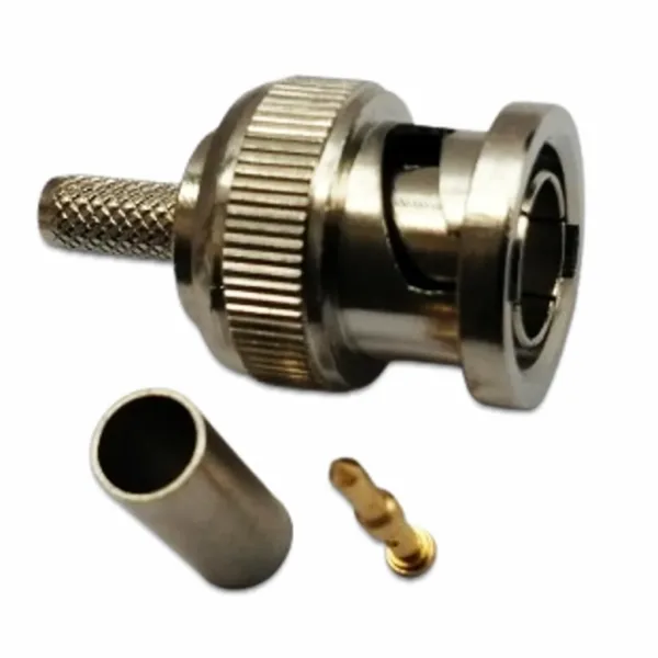 CONECTOR BNC MACHO PARA CABLE MINICOAXIAL PONCHAR. Marca: VICOM. Referencia: BNCM-CR-MIN CONECTOR BNC MACHO PARA CABLE MINICOAXIAL PONCHAR. Marca: VICOM. Referencia: BNCM-CR-MIN
