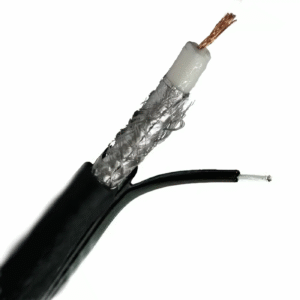 CABLE RG-11 MULTIFILAR CU CON MENSAJERO 75 OHM. Marca: SIMPLEX Referencia: RG11S