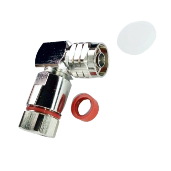 1-2-99 CONECTOR TIPO N MACHO ANGULO 90° CABLE 1/2 FLEX NM-SF1/2-ANG