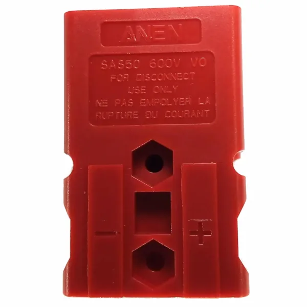 1-4-6 CONECTOR 50 AMP 600V ROJO 6 AWG 2 POSICIONES MODE ANEN Referencia: CFDS05002S
