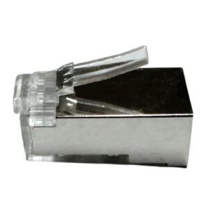 CONECTOR RJ45 BLINDADO CAT 6 GENERICO Referencia: CON-RJ45-CAT6