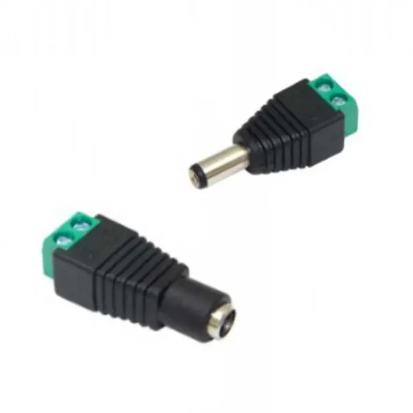 1-5-8 CONECTOR BORNERA DOBLE MACHO HEMBRA 12V PARA CCTV FT-DC1010-EU