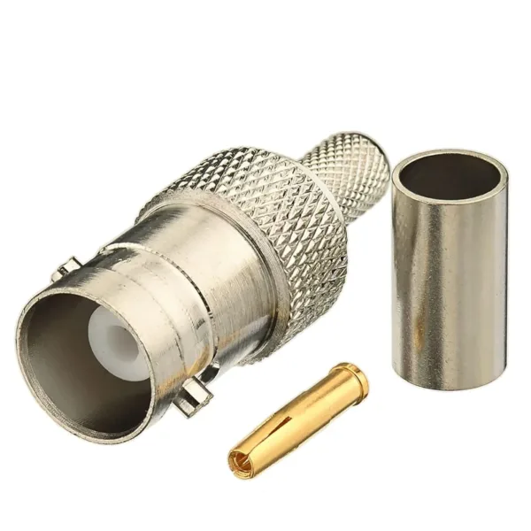 CONECTOR BNC HEMBRA PARA CABLE RG58 CRIMP Marca: VICOM. Referencia: BNCH-CR-RG58 CONECTOR BNC HEMBRA PARA CABLE RG58 CRIMP Marca: VICOM. Referencia: BNCH-CR-RG58