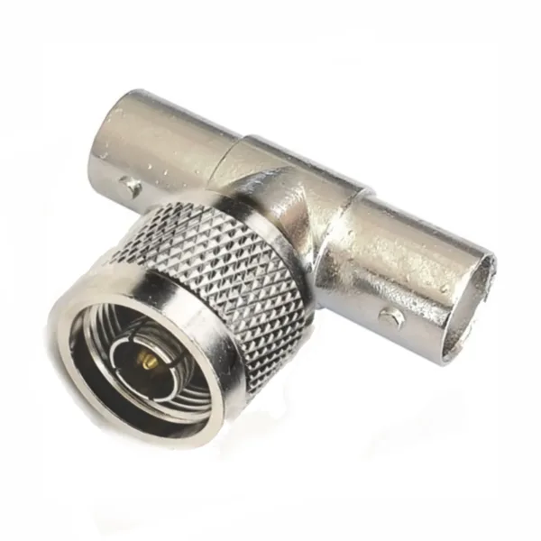 ADAPTADOR N MACHO - 2 BNC HEMBRA. Marca: Vicom. Referencia: ADP-T-NM-2BNCH ADAPTADOR N MACHO - 2 BNC HEMBRA. Marca: Vicom. Referencia: ADP-T-NM-2BNCH