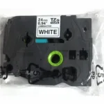 CINTA PARA ROTULADORA BLACK ON WHITE 24MM. Marca: BROTHER. Referencia: TZefx251