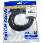 Patch Cord UTP Cat6a Cert 100% Cobre Negro 3 M PATCH CORD UTP CAT6A CERT 100% COBRE NEGRO 3 Metros. Marca: VICOM. Referencia: VIC-PT6A-3BC