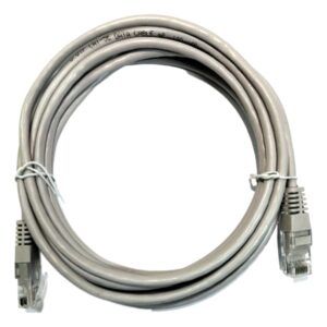 PATCH CORD UTP CAT 5E GRIS 3M CCA VICOM Referencia: PT-5E-3MT-G-CCA