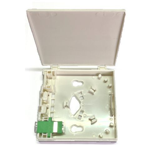 2-6-232B ROSETA CAJA PARED FTTH 2 HILOS SC-APC QUICK Referencia: ROS-QUICK-SC-APC