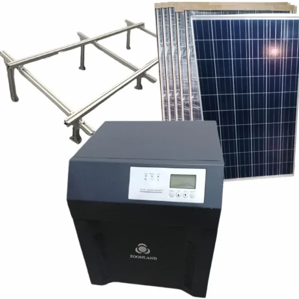 KIT PANEL SOLAR 2KVA. Marca: ZOOMLAND. Referencia: SS-ZLPI-2KVA-Z KIT PANEL SOLAR 2KVA. Marca: ZOOMLAND. Referencia: SS-ZLPI-2KVA-Z