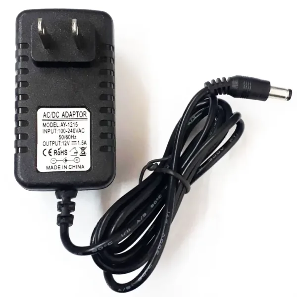 ADAPTADOR AC/DC 12V 1.5A PLUG DE 10X5.5 MM AY-1215