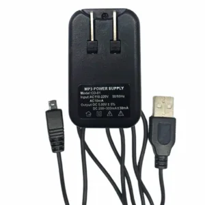 ADAPTADOR AC/DC 5V 30 MA USB MP3 POWER SUPPLY Referencia: CD-01