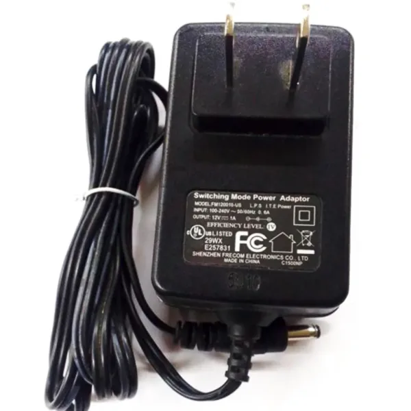 4-4-140 AC-DC ADAPTADOR 12V A 1A GENERICO Referencia: FM120010-US-D