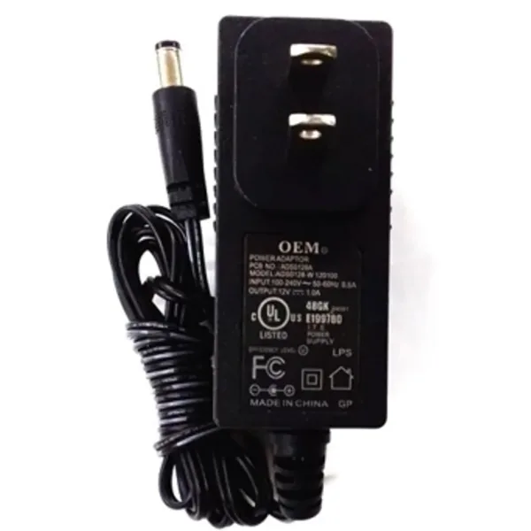 4-4-143 AC-DC ADAPTADOR 12V A 1A OEM Referencia: ADS0128A