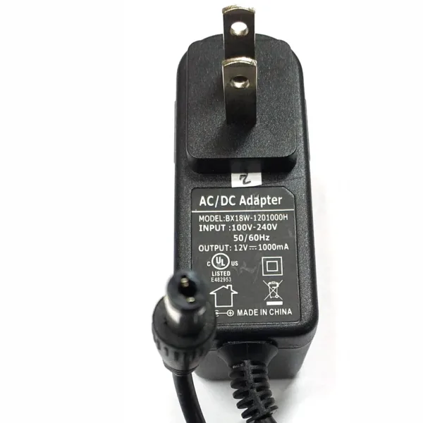 AC-DC ADAPTADOR 12V A 1A GENERICO Referencia: BX18W1201000H AC-DC ADAPTADOR 12V A 1A GENERICO Referencia: BX18W1201000H