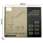 Soporte metálico para monitor LCD con 2 puertos USB SOPORTE METALICO PARA MONITOR LCD CON 2 PUERTOS USB. Marca: VICOM. Referencia: VIC05-C012U
