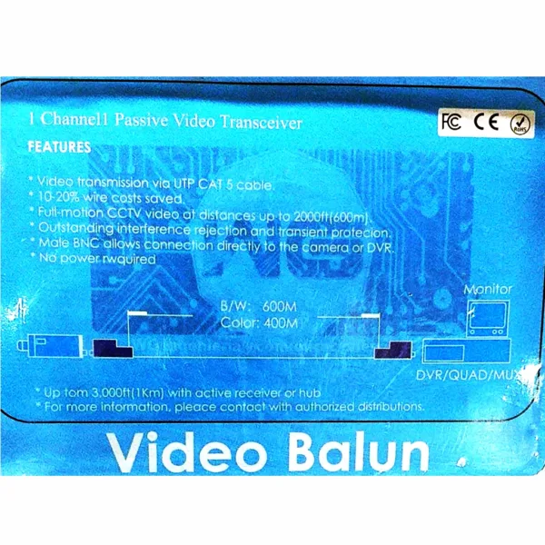 6-4-117D VIDEO BALUM CAT 5 T-HD CABLE (PAR) Referencia: NVL-206