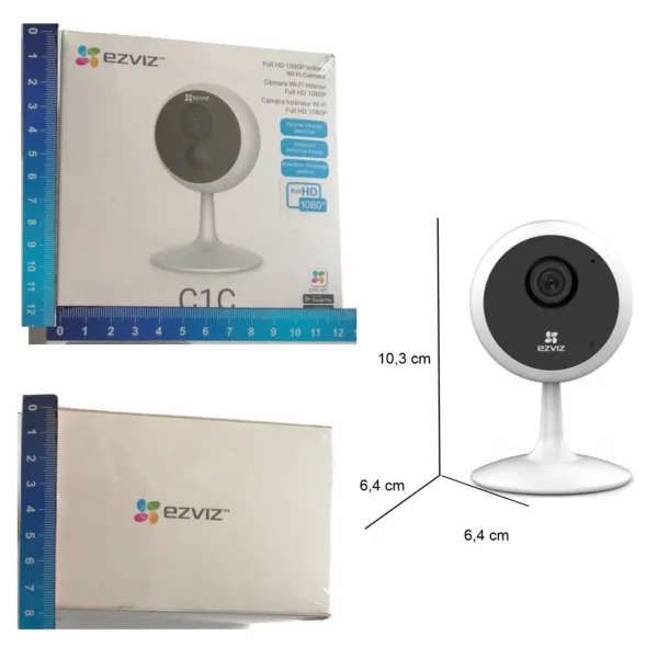 CAMARA 2MP WIFI 12IR BIDIRECCI LENTE 2.8MM 2.4GHZ. Marca: EZVIZ. Referencia: CS-C1C-D0-1D2WFR CAMARA 2MP WIFI 12IR BIDIRECCI LENTE 2.8MM 2.4GHZ. Marca: EZVIZ. Referencia: CS-C1C-D0-1D2WFR