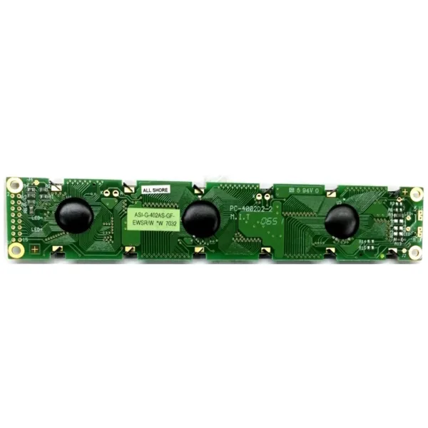 MODULO LCD 40X2 CHAR BACKLIGHT 4 DIGITOS ALL SHORE Referencia: ASI-G-402AS-GF-EWSR/W MODULO LCD 40X2 CHAR BACKLIGHT 4 DIGITOS ALL SHORE Referencia: ASI-G-402AS-GF-EWSR/W