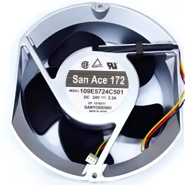 8-1-106B VENTILADOR 24VDC 2.3AMP 3 CABLES. Marca: SANYO DENKI. Referencia: 109E5724C501