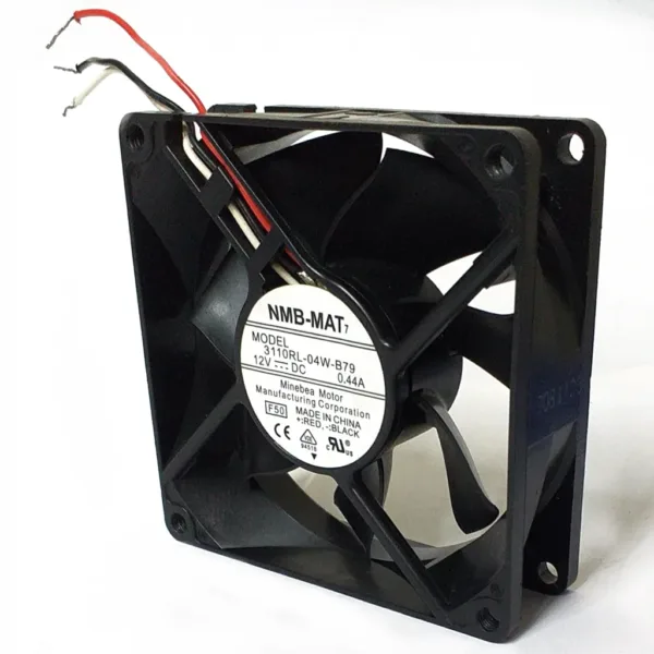 VENTILADOR 12VDC 0.44A 3 CABLES NMB-MAT  Referencia: 3110RL-04W-B79-F50