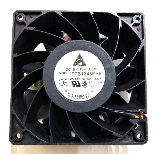8-1-120 VENTILADOR 48V 0.75A 3 HILOS AMARILLO-ROJO-NEGRO. Marca: DELTA Referencia: FFB1248EHE-4877