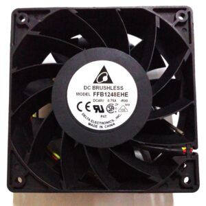 VENTILADOR 48V 0.75A 3 HILOS AMARILLO-ROJO-NEGRO. Marca: DELTA Referencia: FFB1248EHE-R00