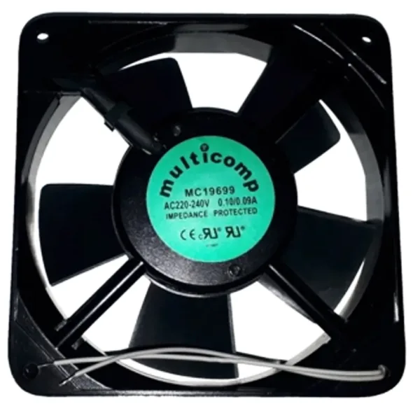 VENTILADOR 240VAC 0.09A 2 CABLES 4.7Cm. Marca: MULTICOMP. Referencia: MC19699 VENTILADOR 240VAC 0.09A 2 CABLES 4.7CM MC19699