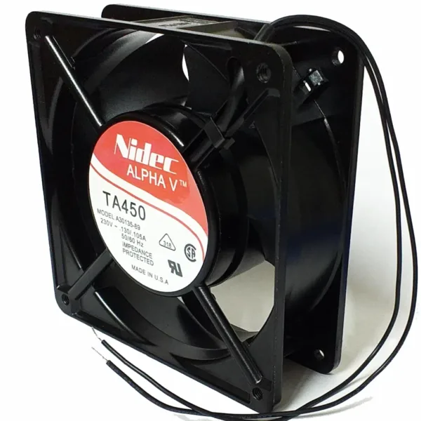 8-1-88 VENTILADOR 230V 0.130A 120X120X38 MM 2 CABLES NMB-MAT Referencia: TA450 modelo A30135-89-2H