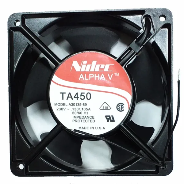 8-1-88A VENTILADOR 230V 0.130A 120X120X38 MM 2 CABLES NMB-MAT Referencia: TA450 Modelo: A30135-89