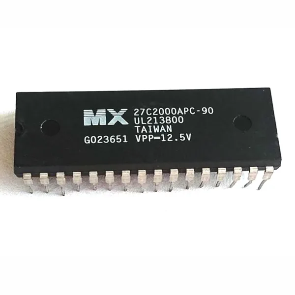 IC 2MBIT 256K X 8 CMOS EPROM. Marca: MACRONIX INTERNATIONAL. Referencia: 27C2000APC-90 IC 2MBIT 256K X 8 CMOS EPROM. Marca: MACRONIX INTERNATIONAL. Referencia: 27C2000APC-90