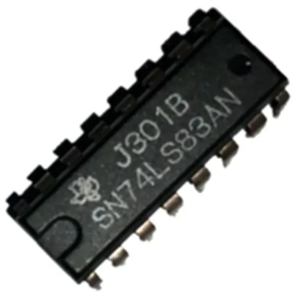 IC 4-BIT BINARY FULL ADDER WITH FAST CARRY. Marca: TEXAS INSTRUMENTS Referencia: SN74LS83AN IC 4-BIT BINARY FULL ADDER WITH FAST CARRY. Marca: TEXAS INSTRUMENTS Referencia: SN74LS83AN