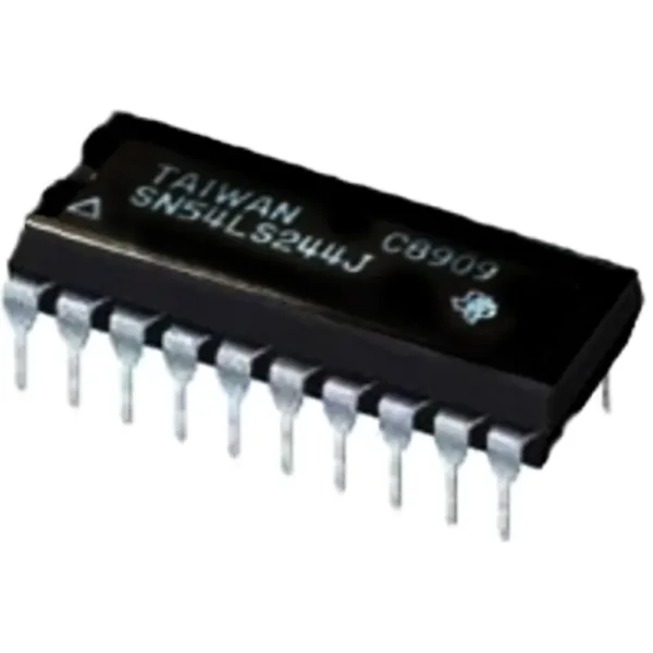 IC 8 BUFFERS Y UNA LINEA DRIVERS CON 3-STATE OUT. Marca: TEXAS INSTRUMENTS. Referencia: SN54LS244J IC 8 BUFFERS Y UNA LINEA DRIVERS CON 3-STATE OUT SN54LS244J