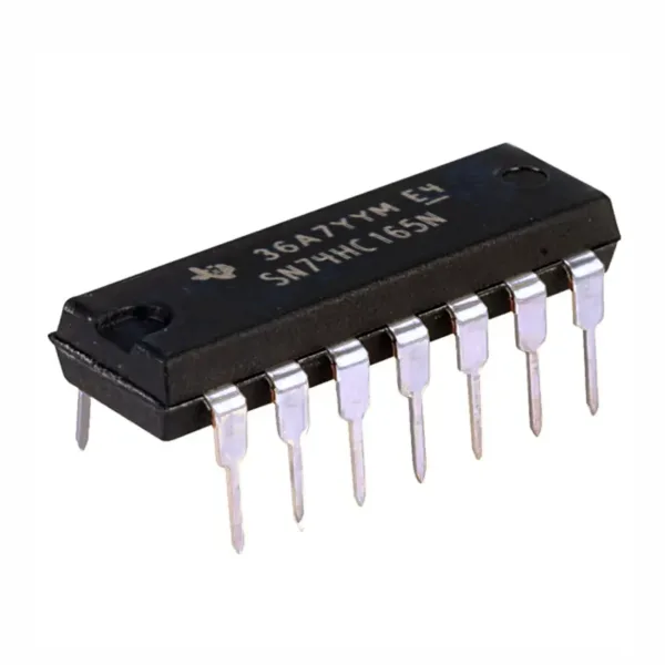 IC 8-BIT PARALLEL LOAD SHIFT REGISTERS. Marca: TEXAS INSTRUMENTS. Referencia: SN74HC165N IC 8-BIT PARALLEL LOAD SHIFT REGISTERS. Marca: TEXAS INSTRUMENTS. Referencia: SN74HC165N
