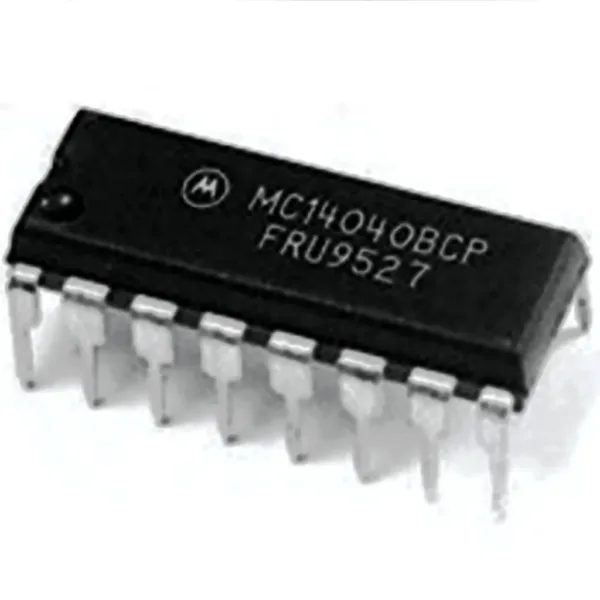 9-1-272 IC CMOS 12 STAGE RIPPLE CARRY BINARY COUNTER/DIVID MOTOROLA Referencia: MC14040BCP