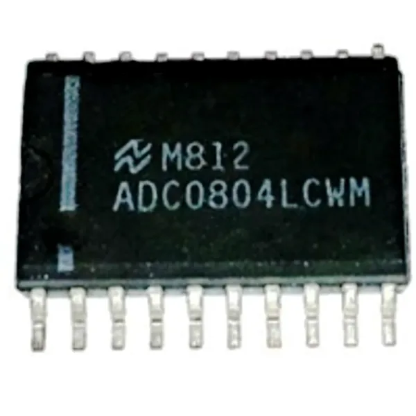 IC CONVERSOR ANALOGO A DIGITAL ADC SMD. Marca: NATIONAL SEMICONDUCTOR. Referencia: ADC0804LCWM IC CONVERSOR ANALOGO A DIGITAL ADC SMD. Marca: NATIONAL SEMICONDUCTOR. Referencia: ADC0804LCWM