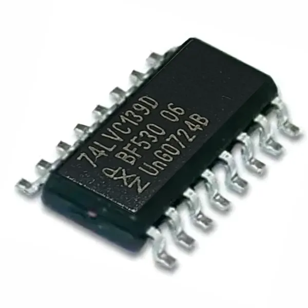 IC DUAL 2-4 DECODER/DEMUX 3.3V DUAL SMD 74LVC139D