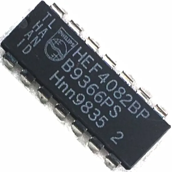 IC DUAL 4 INPUT AND GATE CD4082. Marcas: PHILIPS- MOTOROLA. Referencia: HEF4082B IC DUAL 4 INPUT AND GATE CD4082. Marcas: PHILIPS- MOTOROLA. Referencia: HEF4082B