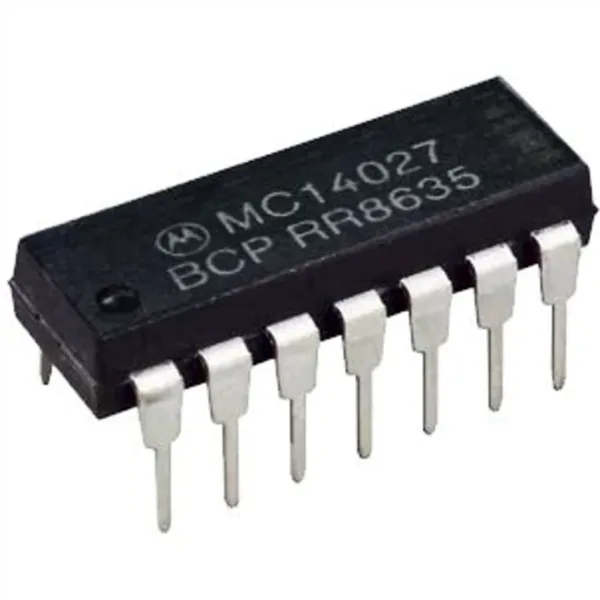 IC DUAL JK FLIP FLOP. Marca: MOTOROLA. Referencia: MC14027 IC DUAL JK FLIP FLOP. Marca: MOTOROLA. Referencia: MC14027