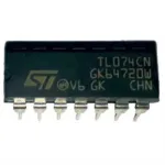 TL074CN: IC Low Noise Jfet Quad Operational Amplifier IC LOW NOISE JFET QUAD OPERATIONAL AMPLIFIER. Marca: STMICROELECTRONICS. Referencia: TL074CN