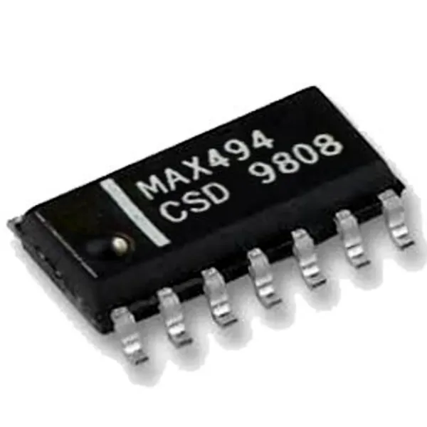 IC SINGLE/DUAL/QUAD MICROPOWER SINGLE-SUPPLY MAX494ESD+ IC SINGLE/DUAL/QUAD MICROPOWER SINGLE-SUPPLY MAX494ESD+