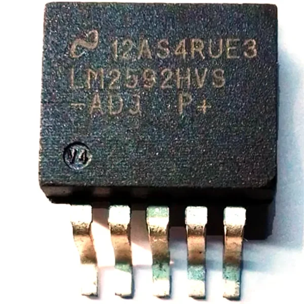 9-1-437 IC REGULADOR DE VOLTAJE 2A 150KHZ TEXAS INSTRUMENTS Referencia:LM2592HVS. TO263-5