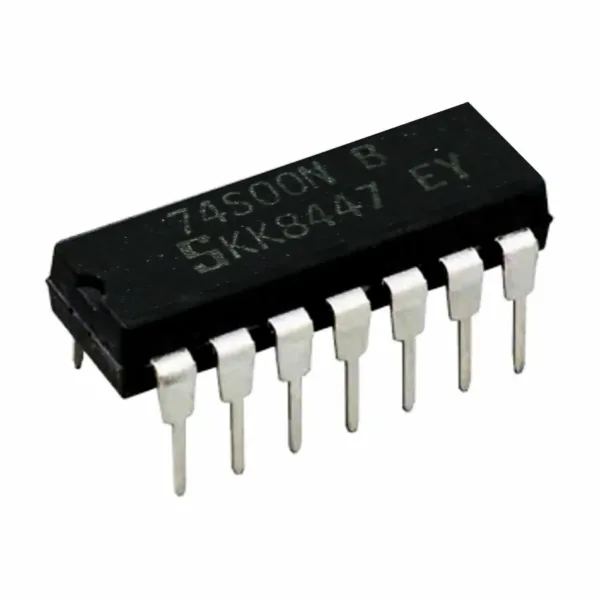 IC QUAD 2 INPUT POSITIVE NAND GATES 0 TO 70. Marca SKK. Referencia: 74S00N-SK IC QUAD 2 INPUT POSITIVE NAND GATES 0 TO 70. Marca SKK. Referencia: 74S00N-SK
