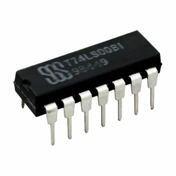 IC QUAD 2 INPUT POSITIVE NAND GATES 0 TO 70.SGS. Marca: THOMSON. Referencia:T74LS00B1 IC QUAD 2 INPUT POSITIVE NAND GATES 0 TO 70.SGS. Marca: THOMSON. Referencia:T74LS00B1