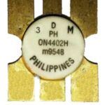 Nombre: MOSFET RF GAIN 3Referencia: ON4402H-3G Voltajes Máx: Vgate-source:20V. Vdrain-source:110V Corriente drain: 9A Ganancia: 3 Marca: PHILIPS Empaque: .28 4L STUD Precio por: Unidad