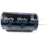 140-XRL350V100-RC: Capacitor Electrolítico 100uf 350v CAPACITOR ELECTROLITICO 100UF 350V 140-XRL350V100-RC