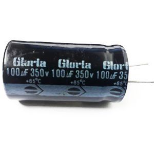 CAPACITOR ELECTROLITICO 100UF 350V 140-XRL350V100-RC